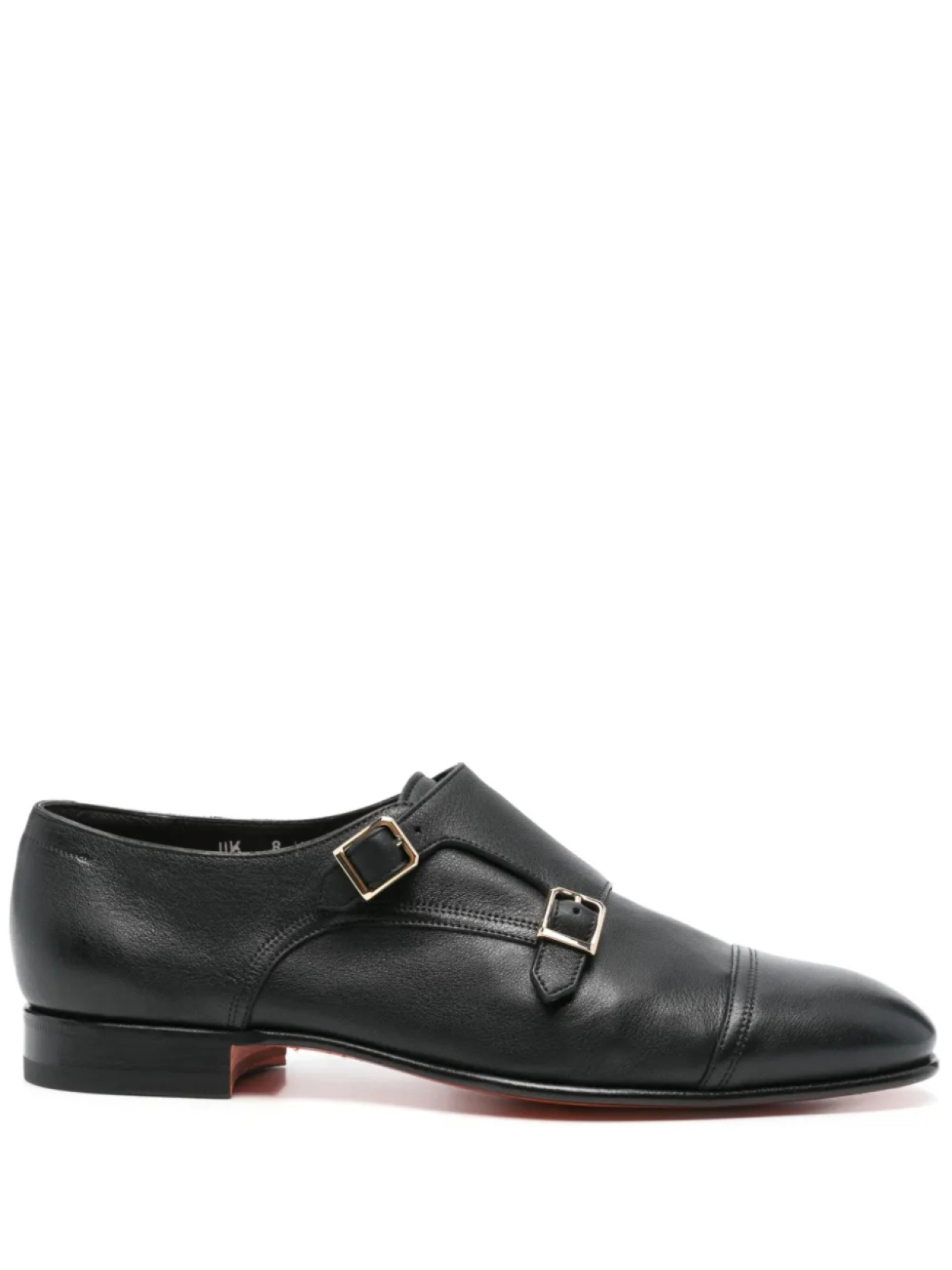 

Кожаные монки Santoni, черный