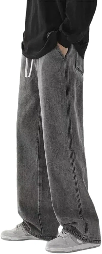 Джинсы прямые мужские Korean Casual, 5