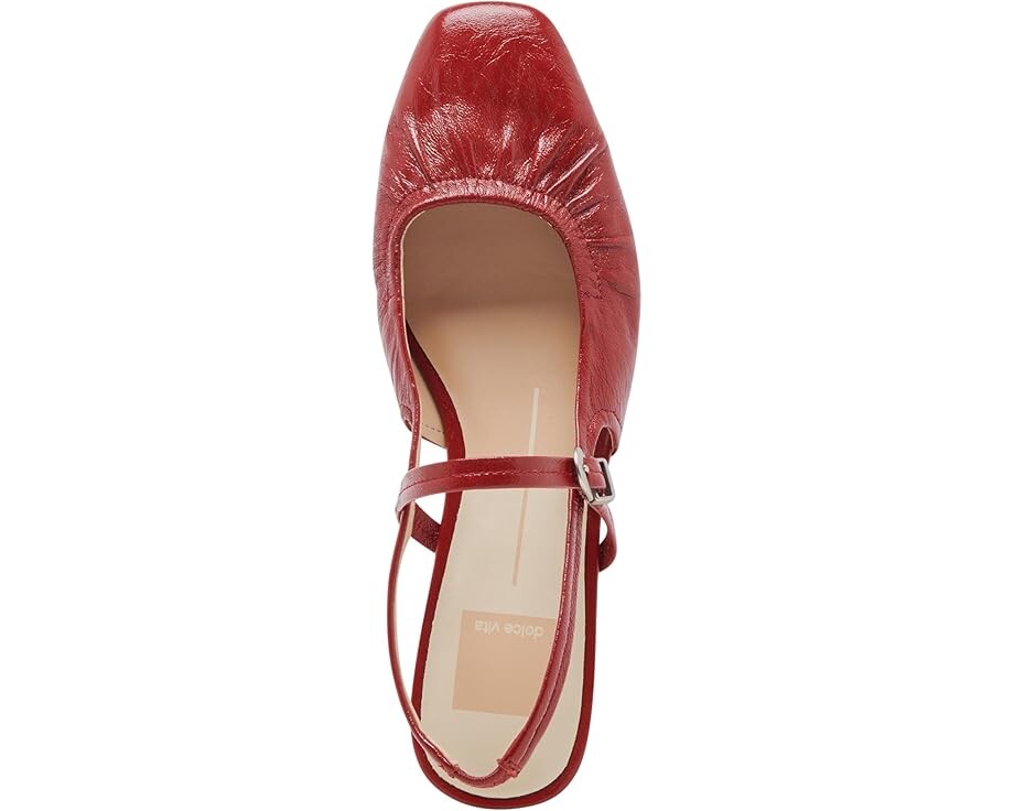 Туфли на плоской подошве Dolce Vita Rianne, цвет Red Crinkle Patent — фото 2