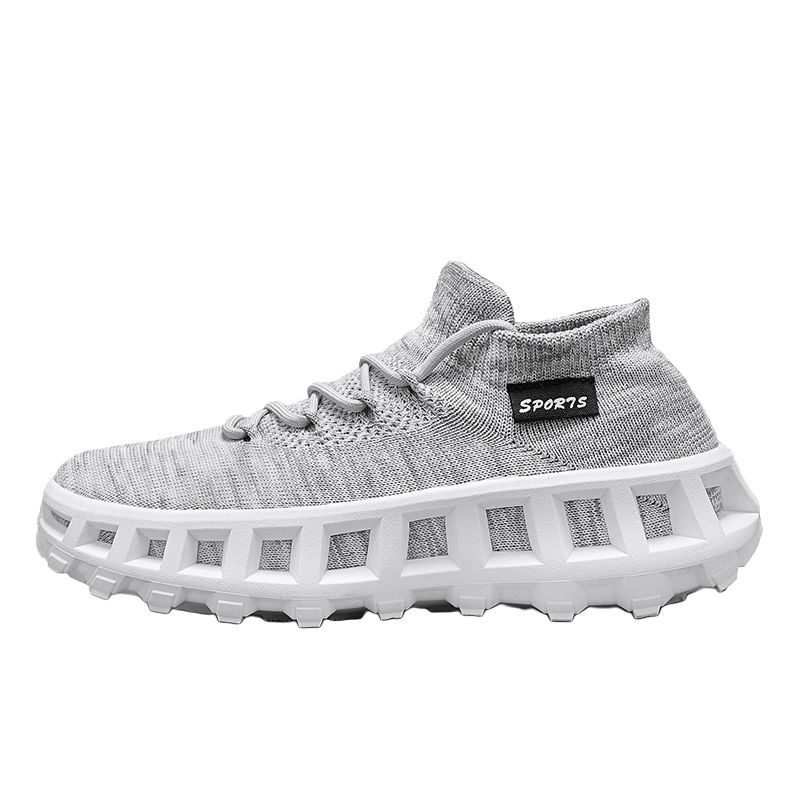 

EGCHI Мужские повседневные кроссовки Low Top серые, цвет Gray