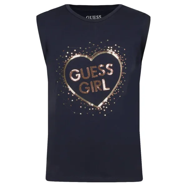 

Футболка стандартного кроя Guess, синий