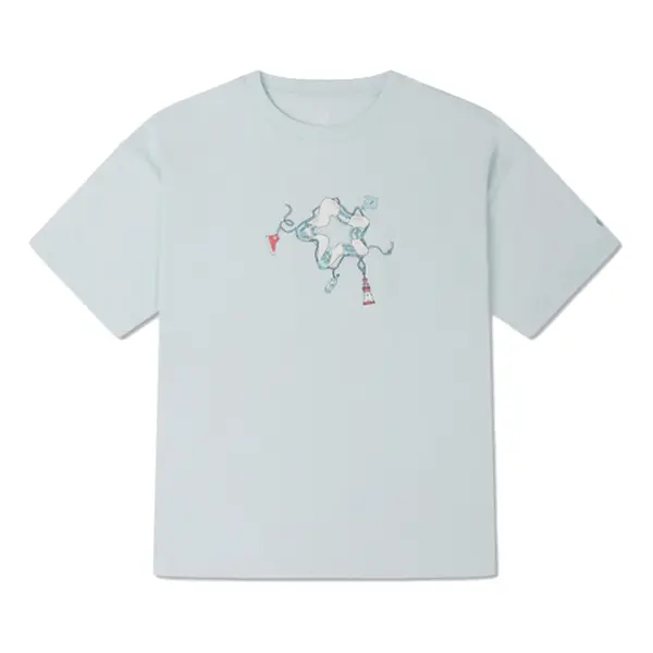 

Футболка nautical tee 'ocean blue' Converse, синий
