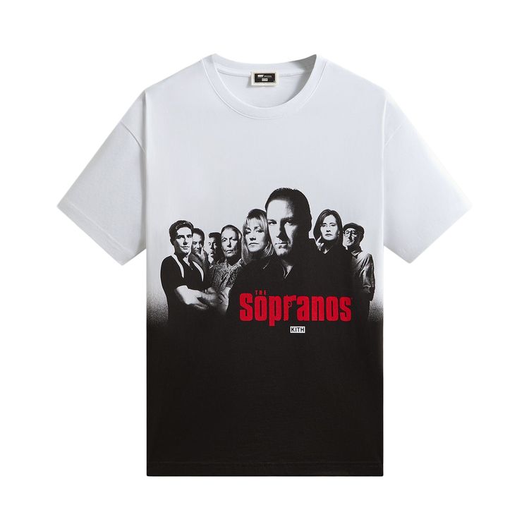 

Футболка Kith For The Sopranos Ombre Poster Vintage Tee, белый