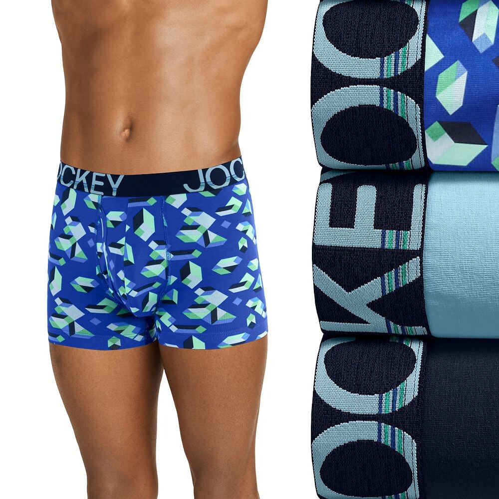 

Мужские трусы-боксеры Jockey ActiveStretch, 3 шт., цвет Camo Geo
