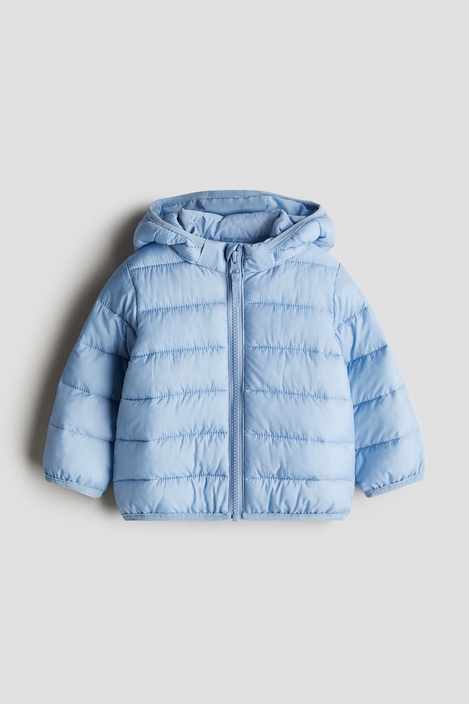 

Куртка-Пуховик с капюшоном H&M, голубой