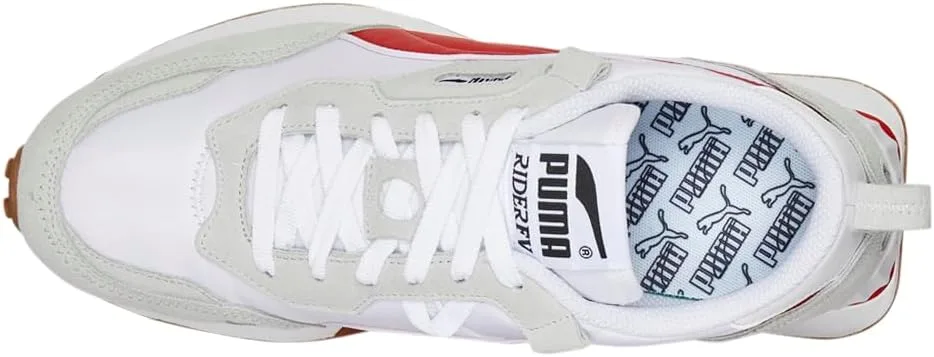 Кроссовки PUMA Rider FV Future Vintage, белый/красный/серый — фото 4