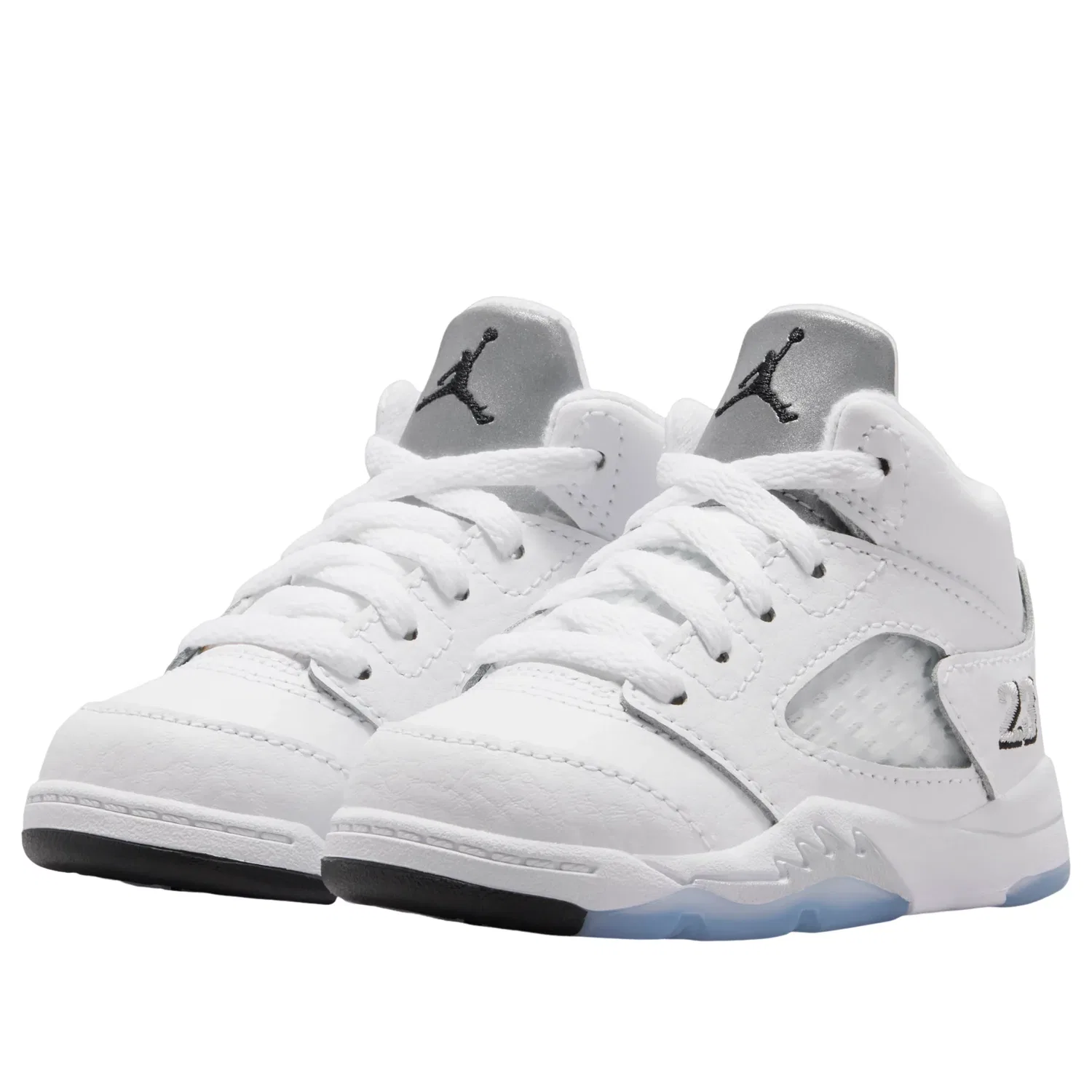 Кроссовки Air Jordan 5 Retro 'White Metallic' HQ7981-103, белый — фото 4