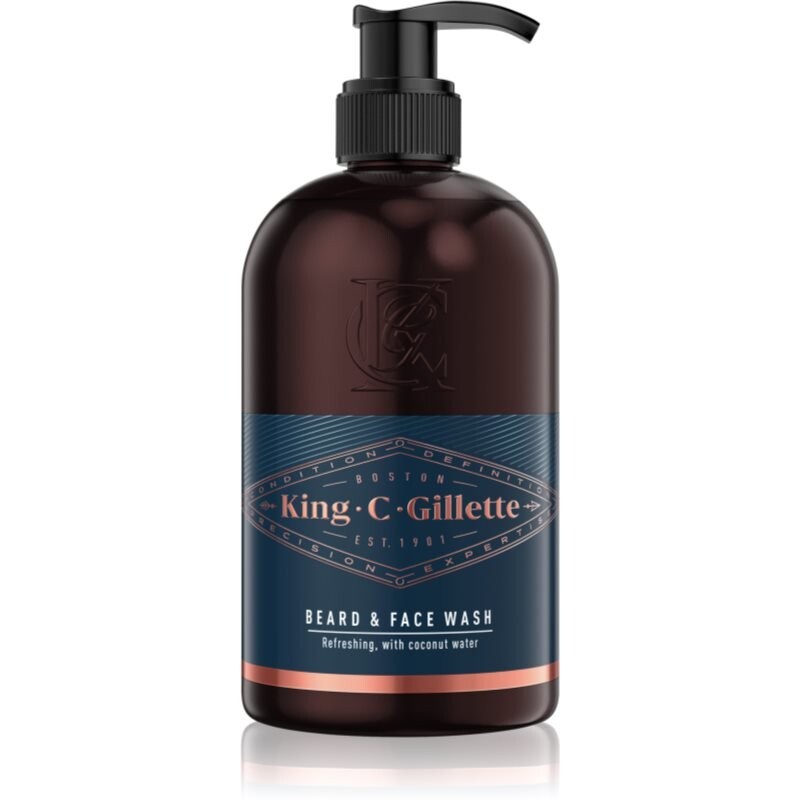 

King C. Gillette Beard & Face Wash шампунь для бороды 350 мл