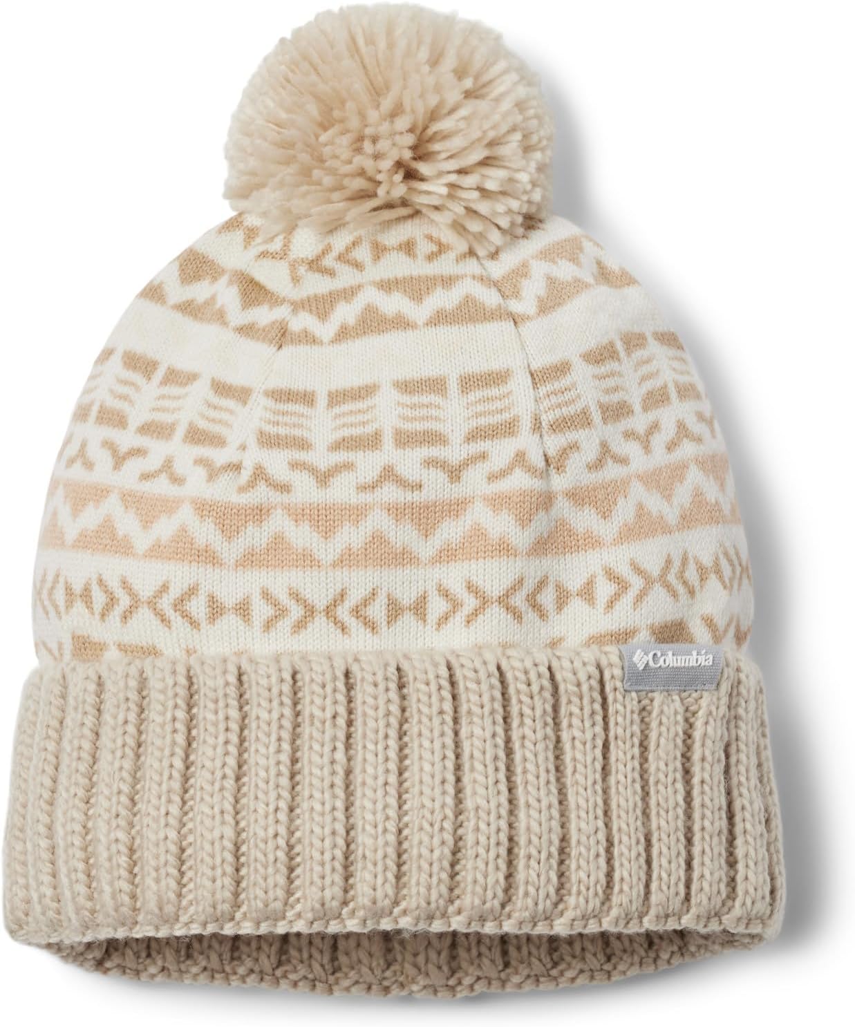 

Columbia Unisex-Adult шапка с помпоном Sweater Weather, Chalk Madras