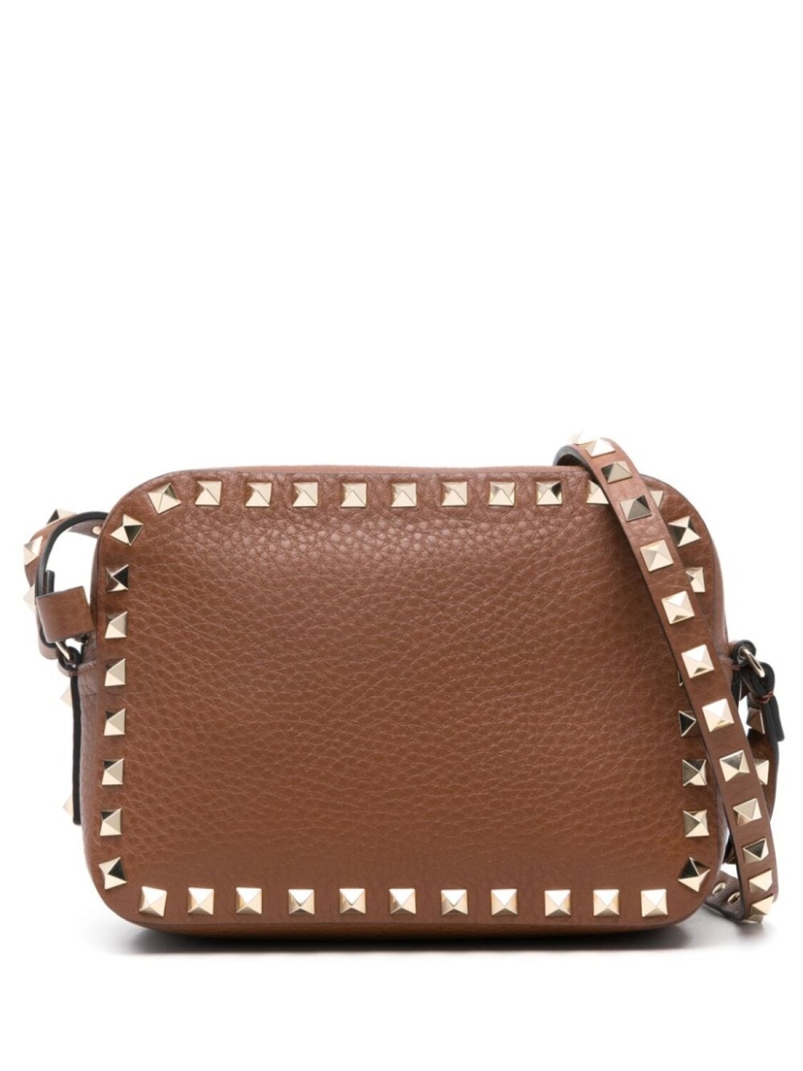 

Valentino Garavani сумка через плечо Rockstud, коричневый