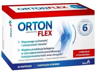 

LEK-AM, Ортон Флекс, для суставов, 60 капсул.