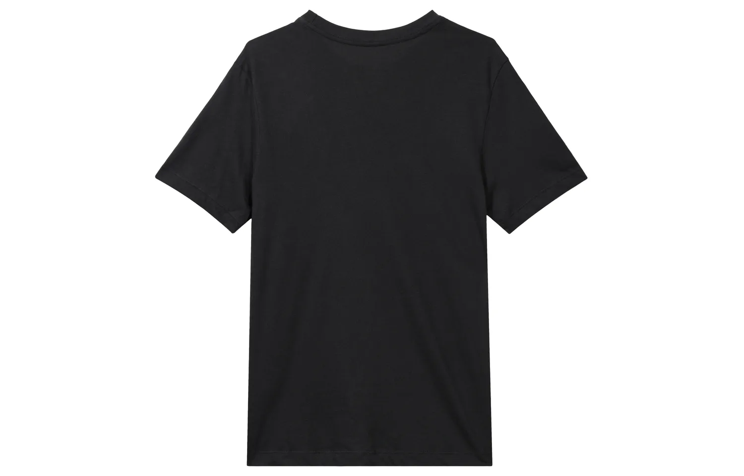 Nike Футболка Dri Fit мужская черная с круглым вырезом умеренно прямого кроя — фото 2