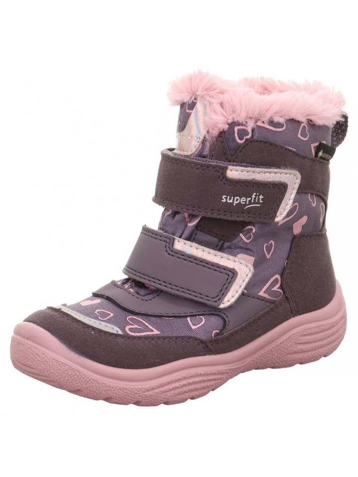 

Сапоги superfit Klettstiefel Crystal, фиолетовый