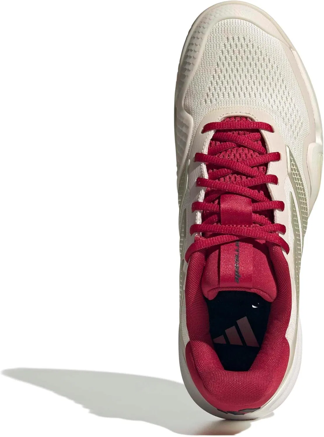 Кроссовки теннисные adidas Barricade 14, Chalk White/Ice Gold Metallic/Legend Ink — фото 2