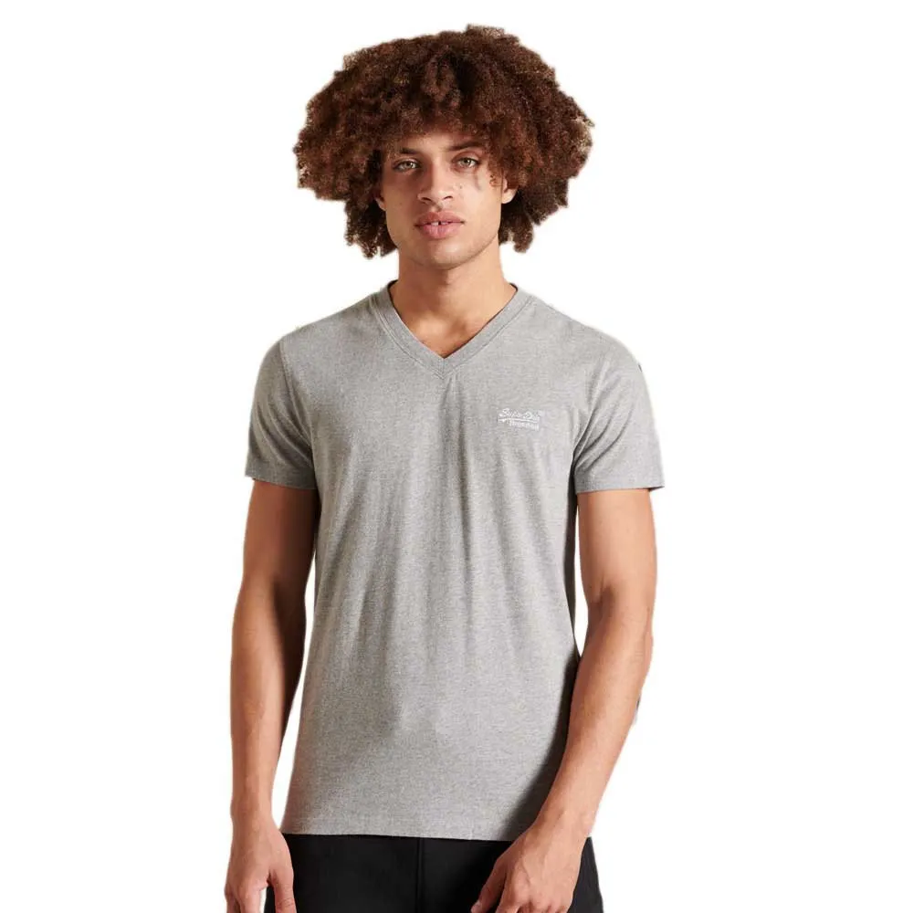 

Футболка с коротким рукавом Superdry Vintage Logo Embroidered, серый