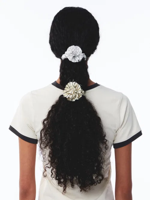 Резинка для волос Stripe Corsage Off-White Stripe Kijun — фото 2