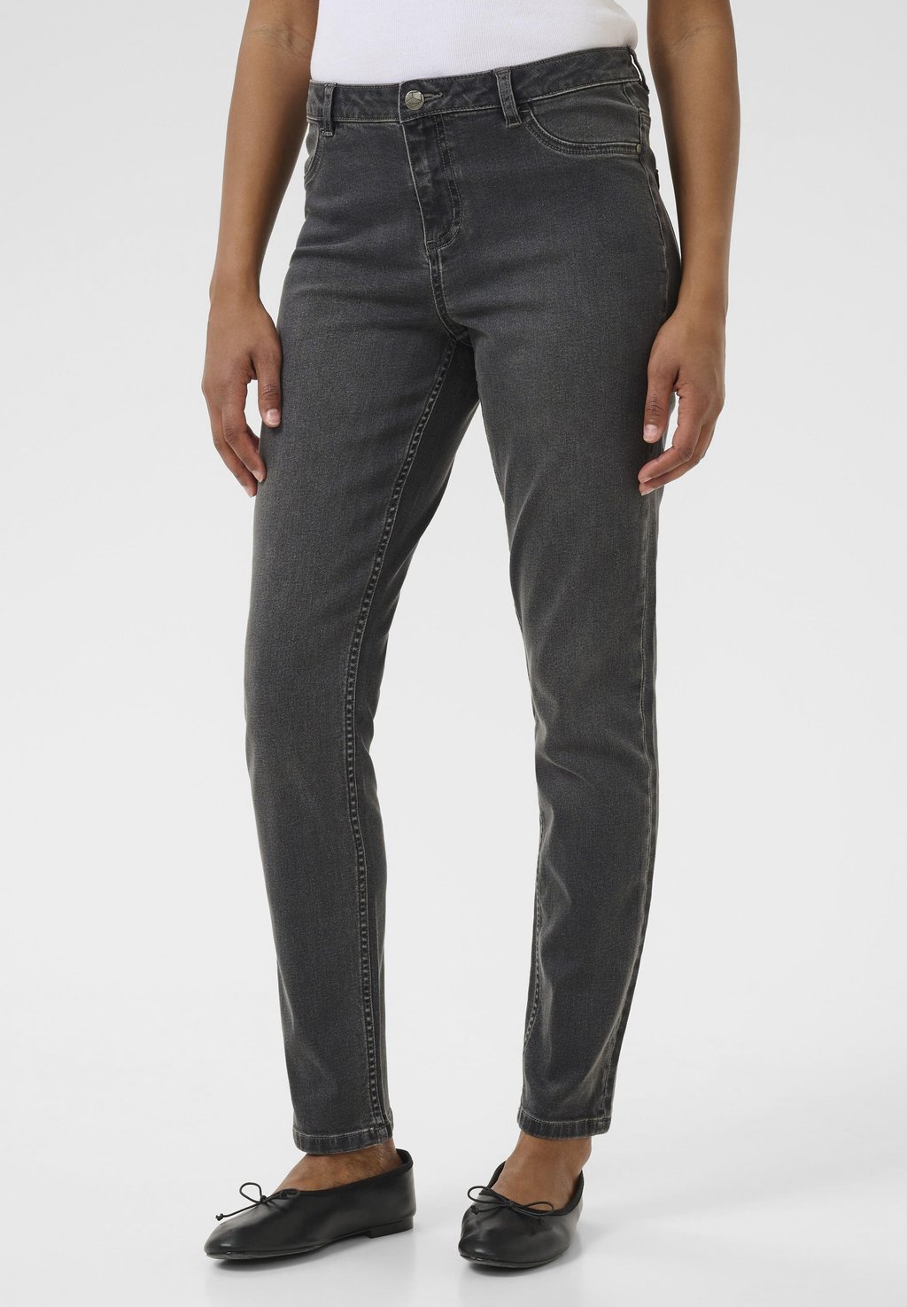

Джинсы облегающего кроя KALAURINE Kaffe, цвет Washed Grey Denim