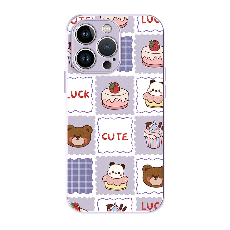 

Чехол для телефона Lingtao Leading Taobao, MT13 Check Cake Lemon Yellow Liquid Lambskin