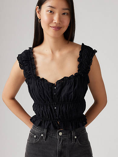 

Блузка Амайя Levi's, цвет Black Anthracite - Black