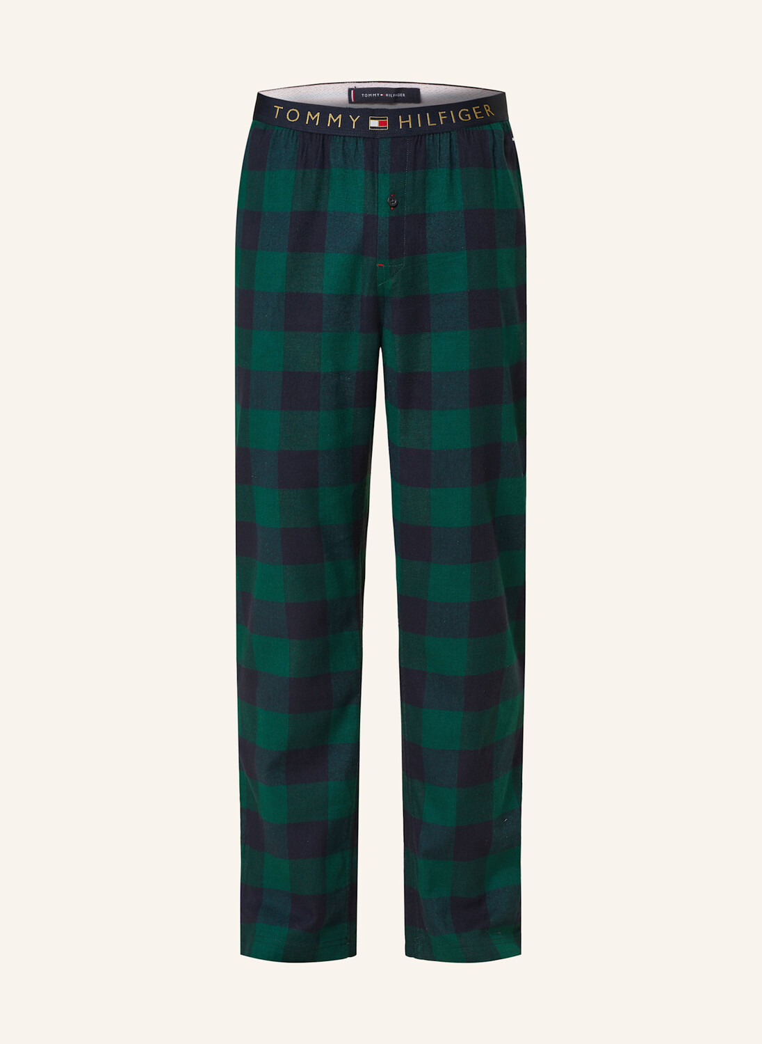 

Фланелевая пижама TOMMY HILFIGER, цвет DUNKELGRÜN/DUNKELBLAU