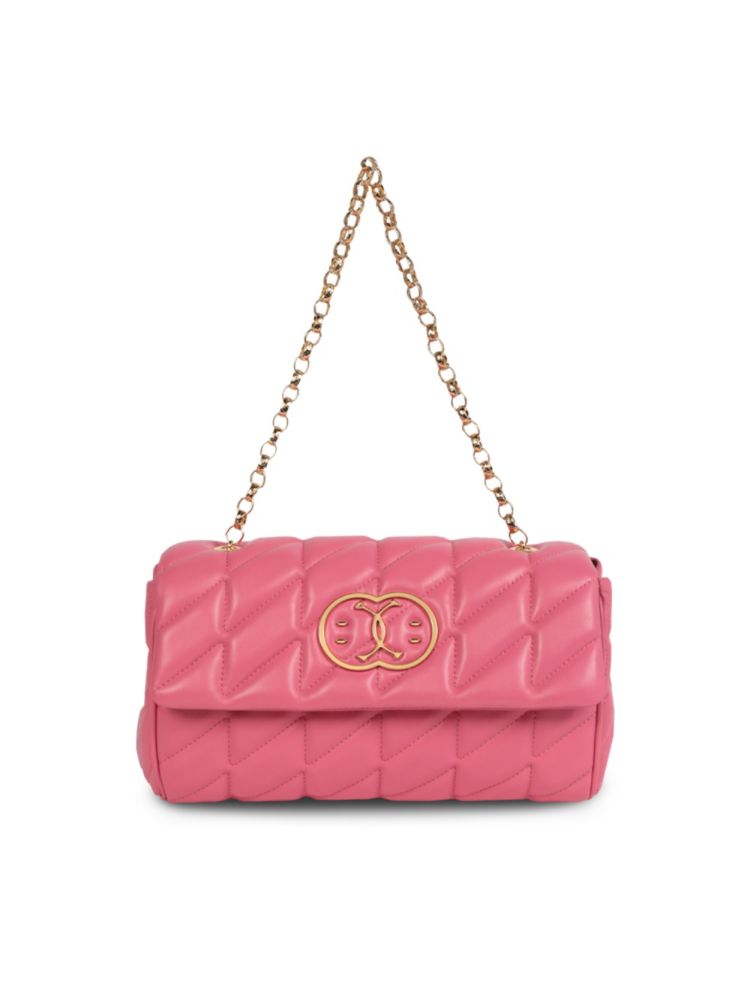 

Стеганая сумка через плечо Moschino, цвет Light Pink