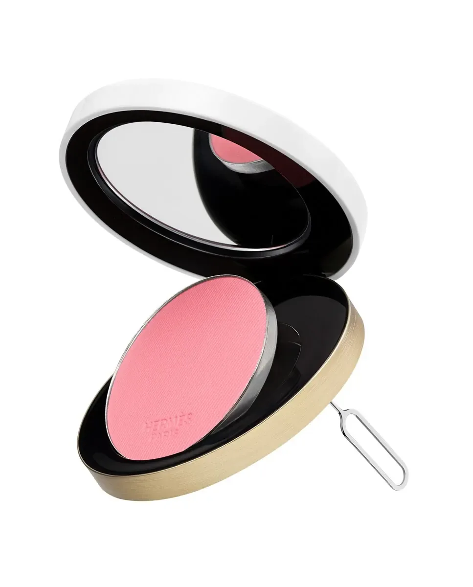 Сменный блок рассыпчатых румян Silky Blush Rose Hermès, 23 Rose Blush — фото 3