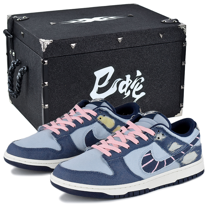 

Nike Кроссовки для скейтбординга Dunk Anti Slip, износостойкие, синие, мужские