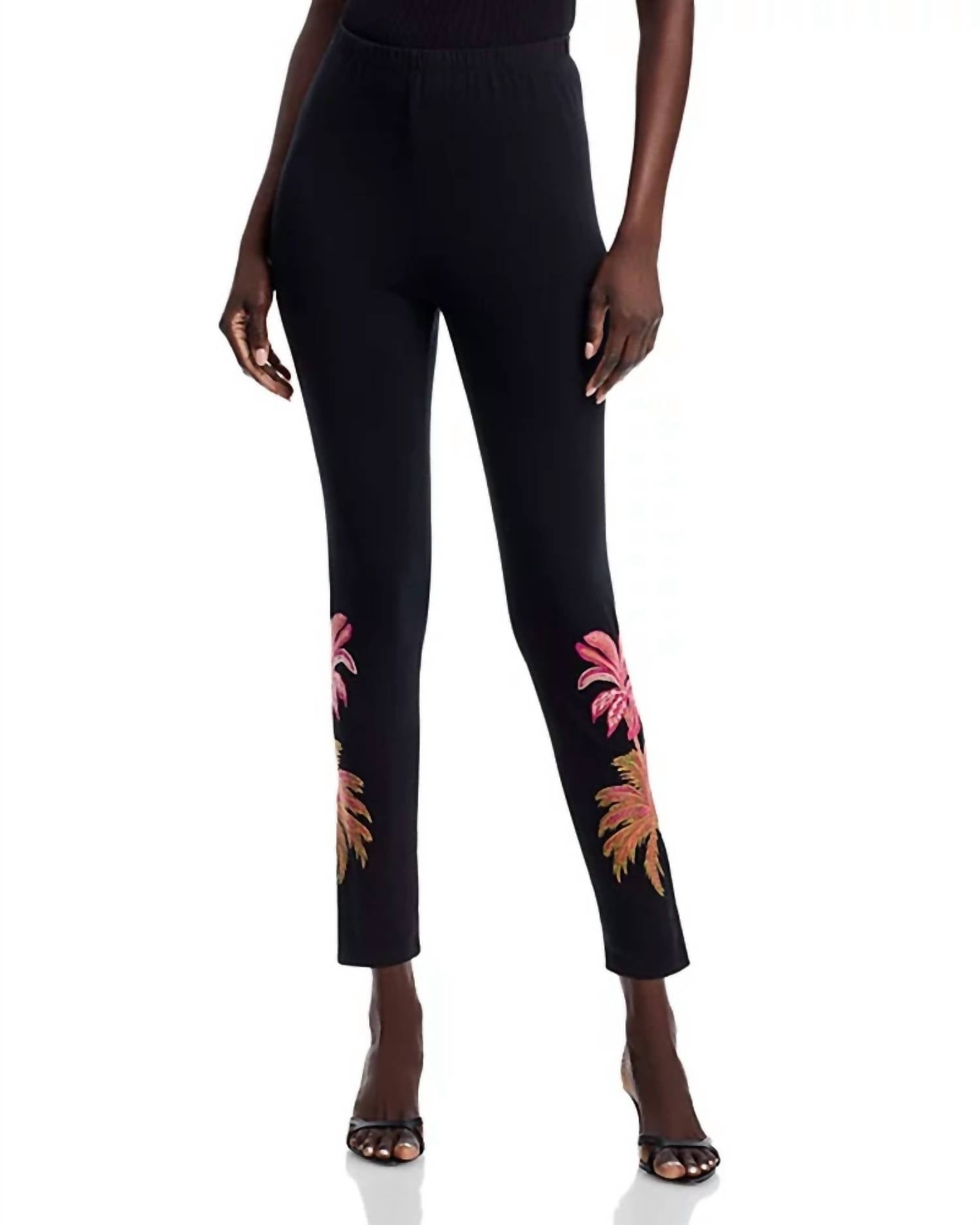 

Johnny Was Калифорнийские леггинсы черного цвета