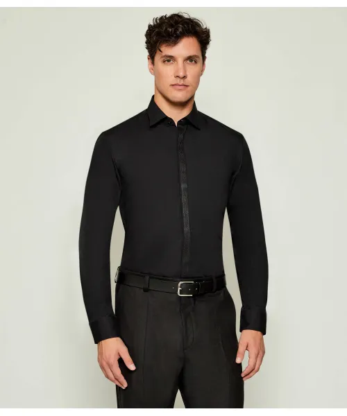 

Рубашка Кейди Slim fit Hugo, черный