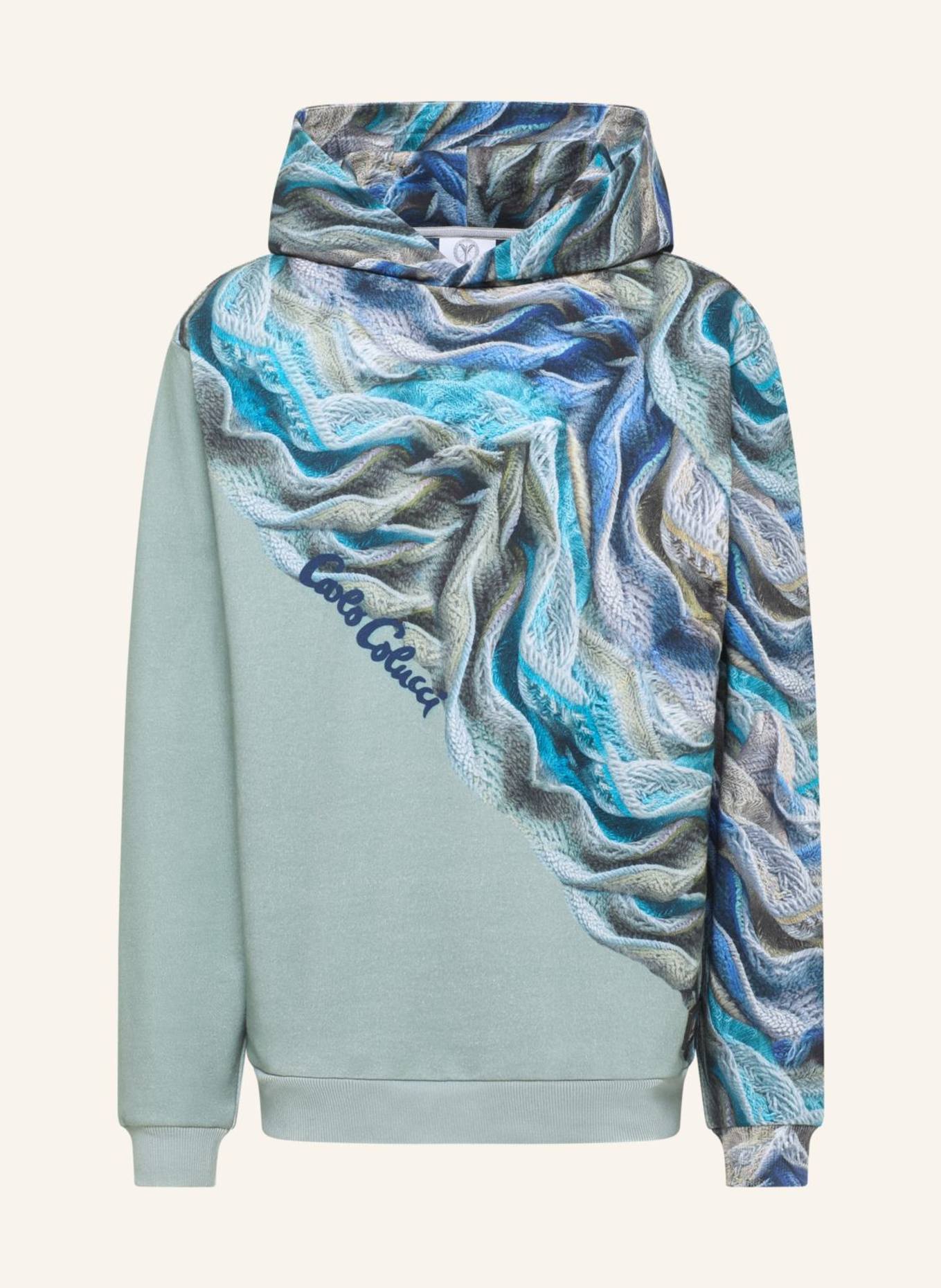 

Толстовка с капюшоном - искусственный трикотаж драккио Carlo Colucci, мультиколор