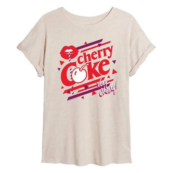 

Оверсайз-футболка Very Cherry с принтом вишнёвой колы для подростков Licensed Character, бежевый