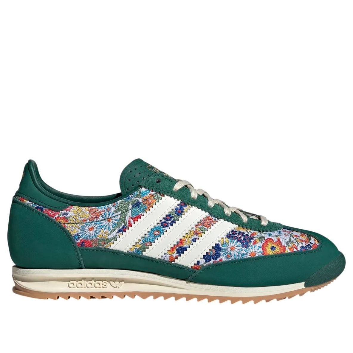 Кроссовки (WMNS) adidas SL 72 OG 'Liberty London Collegiate Green' — фото 2