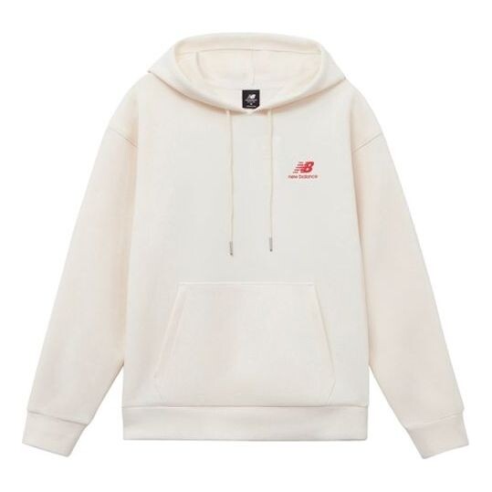 

Толстовка New Balance Men's New Balance Long Sleeves Hooded Fashion Printing Pullover Creamy White, белый