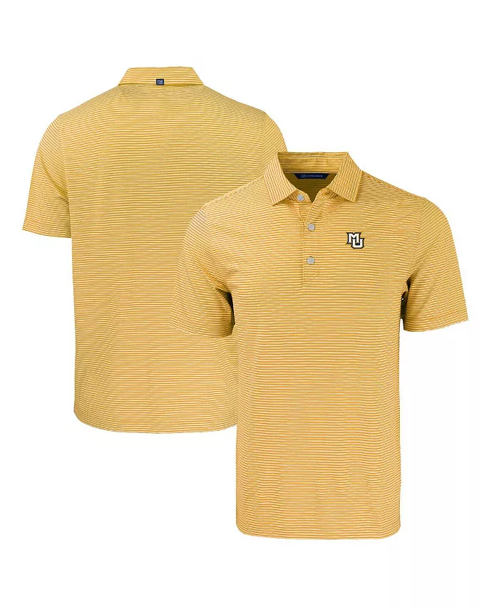 

Мужская растягивающаяся поло Forge Eco Double Stripe Marquette Golden Eagles Cutter & Buck, мультиколор