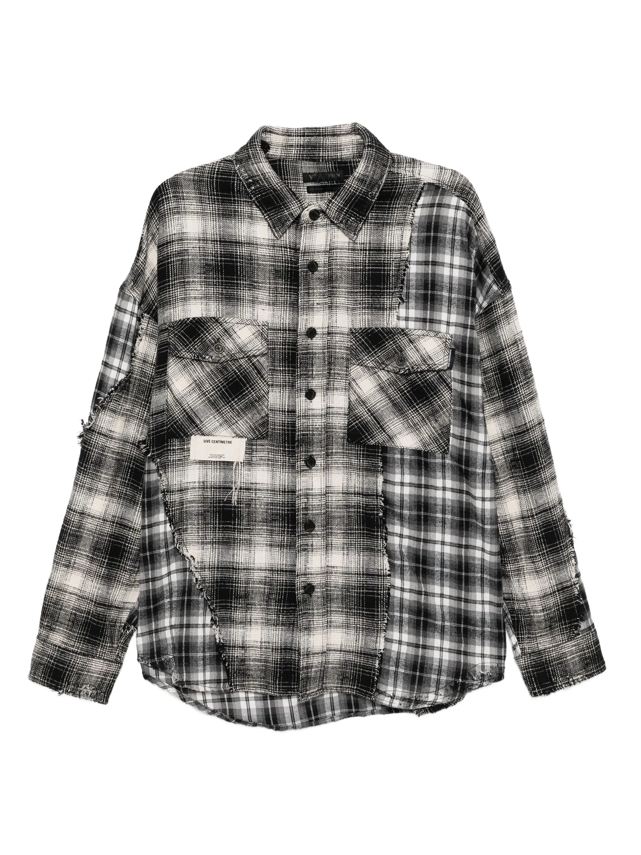 

Рубашка с нашивкой-логотипом Five Cm, черный