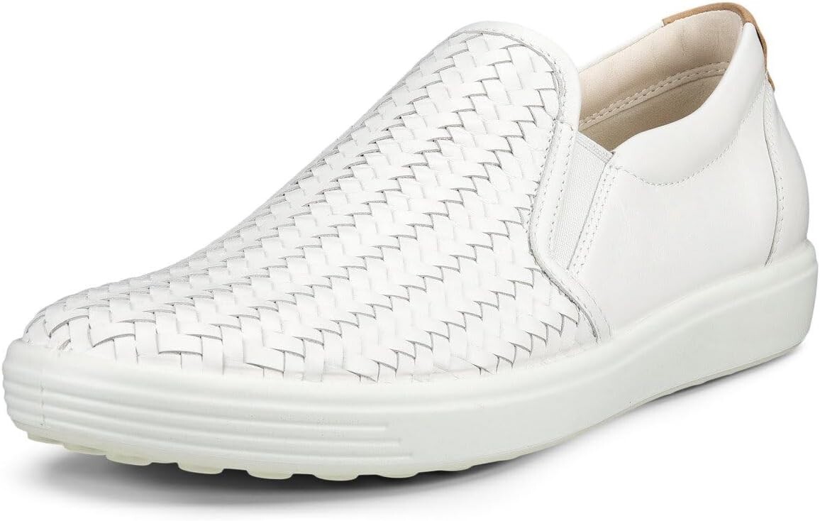 

Кроссовки Soft 7 Woven Slip-On II ECCO, белый