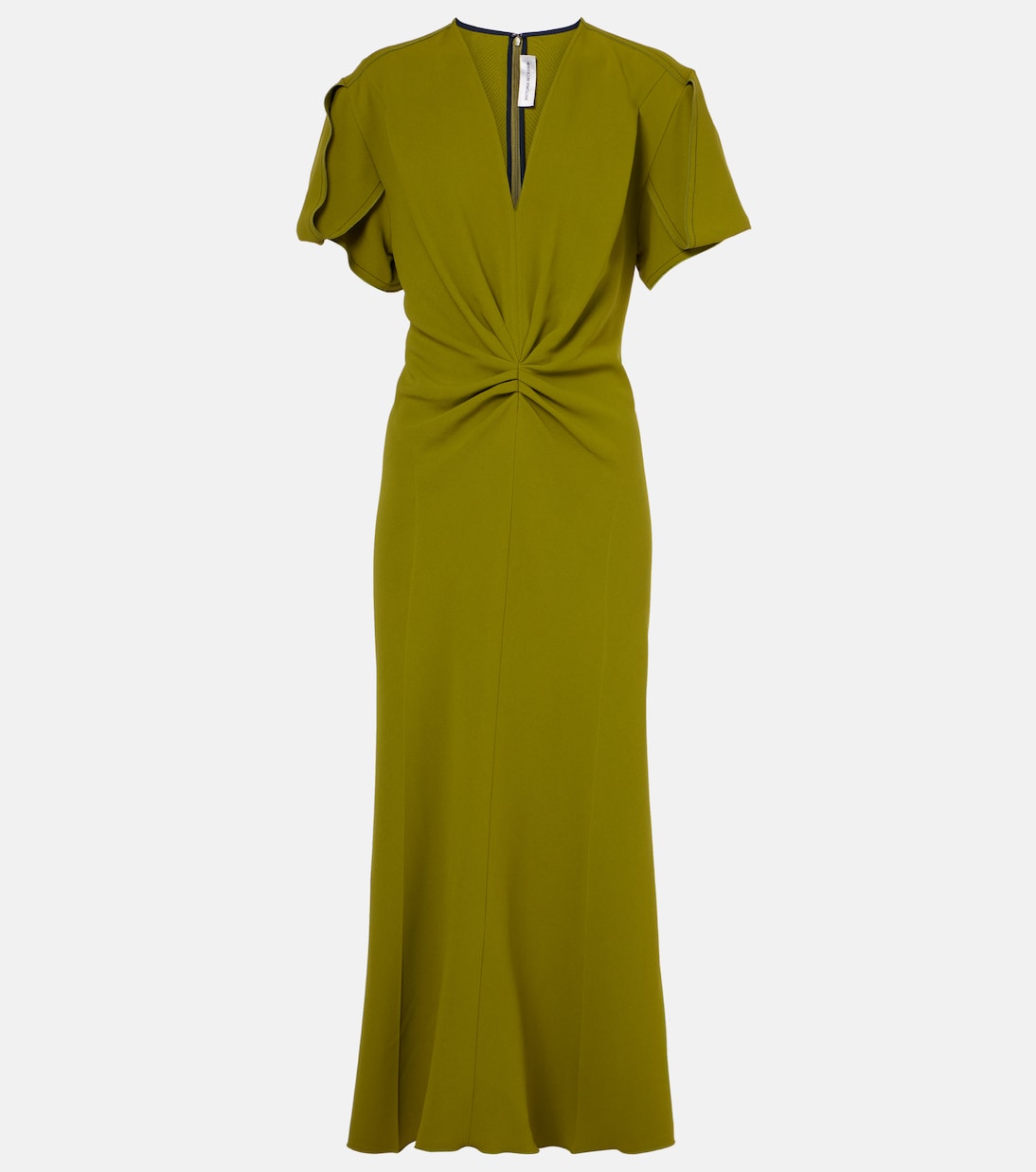 

Платье миди с драпировкой Victoria Beckham, Parakeet