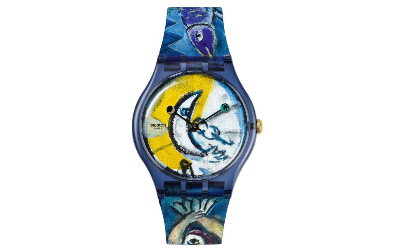 

SWATCH Часы Unisex 41mm Watch SUOZ365, Yellow Watch Dial
