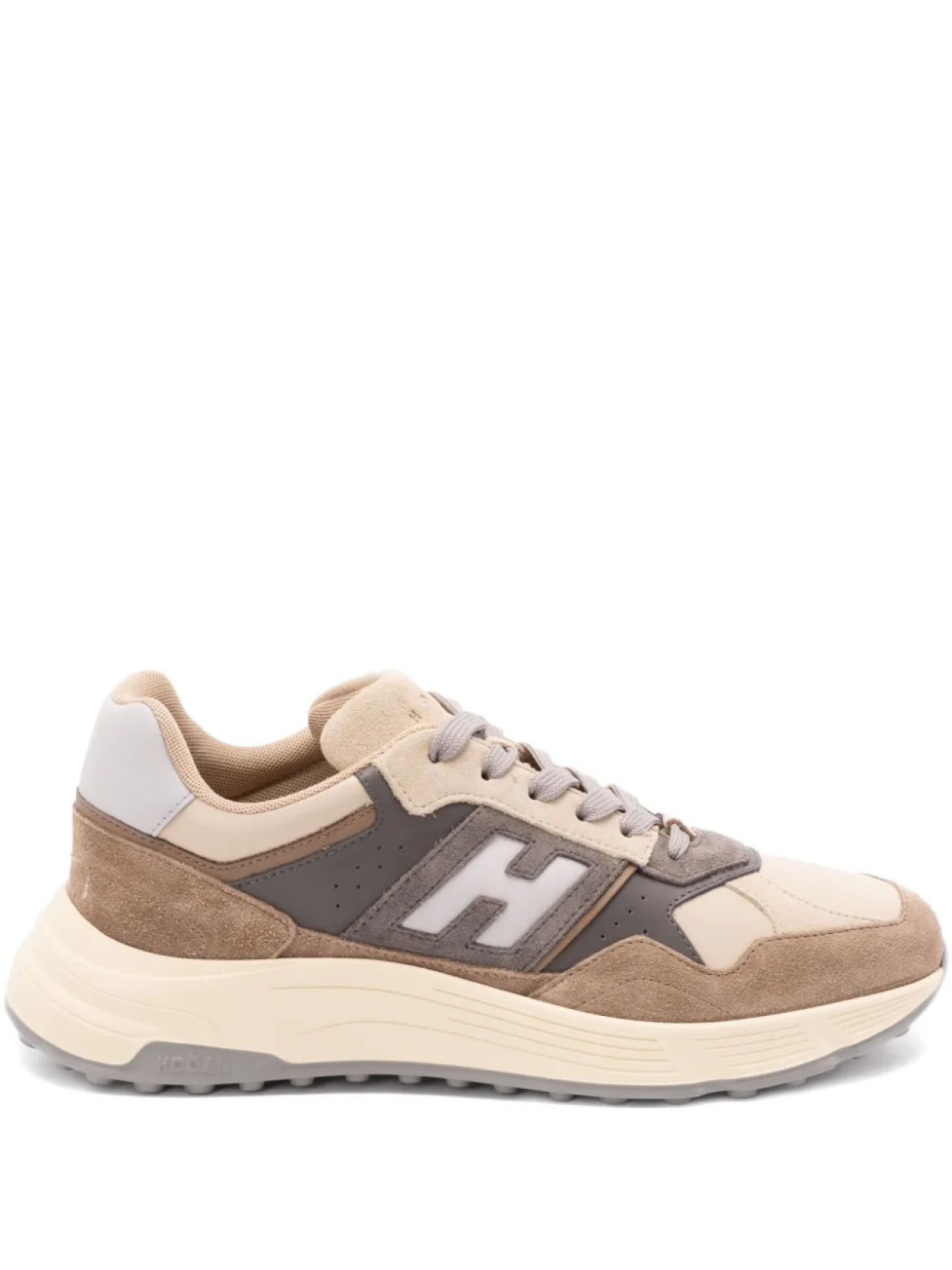 

Кроссовки Hogan Hyperlight со вставками, коричневый