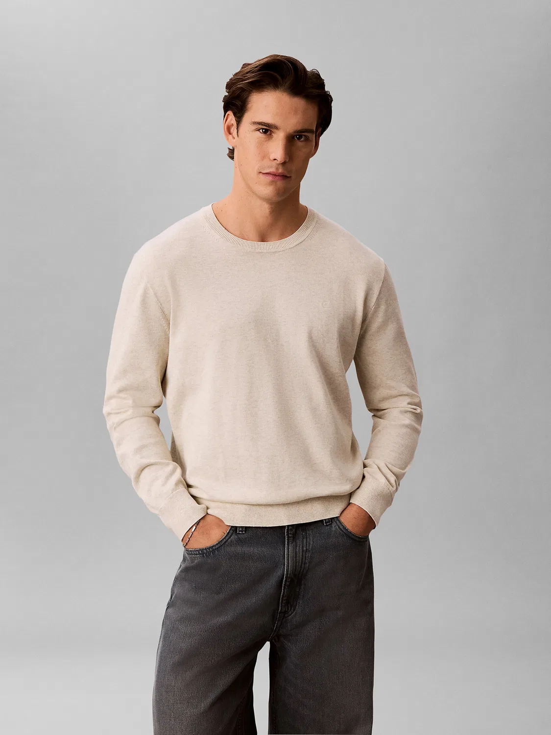 Свитер Calvin Klein серого цвета — фото 2