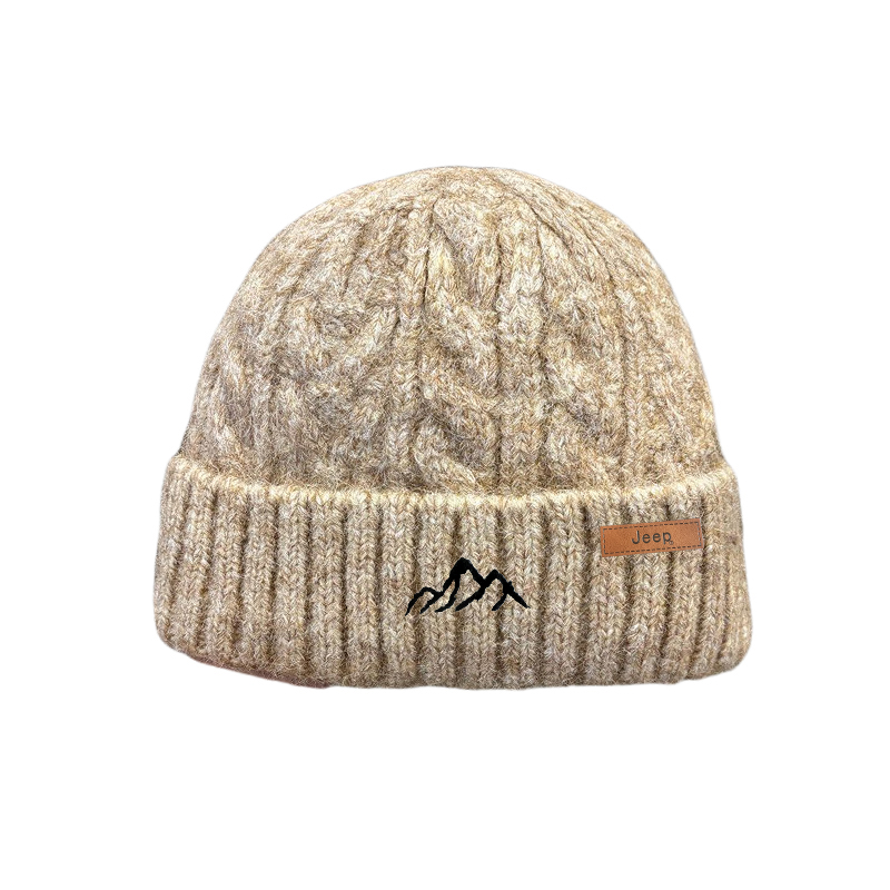 

Шапка-бини Unisex из шерсти, нейлона, акрила, переработанного полиэстера и эластана Jeep, хаки