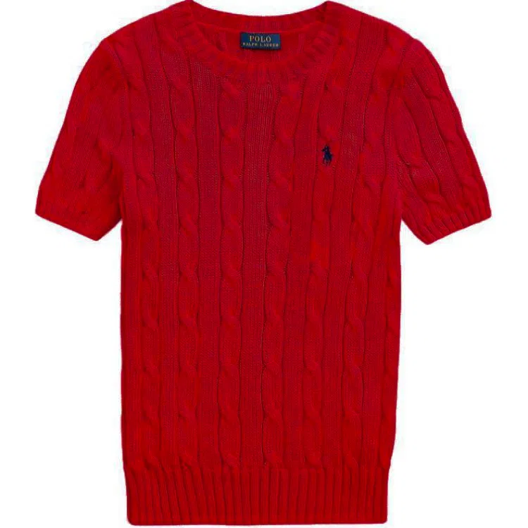 Джемпер женский классический Polo Ralph Lauren красный