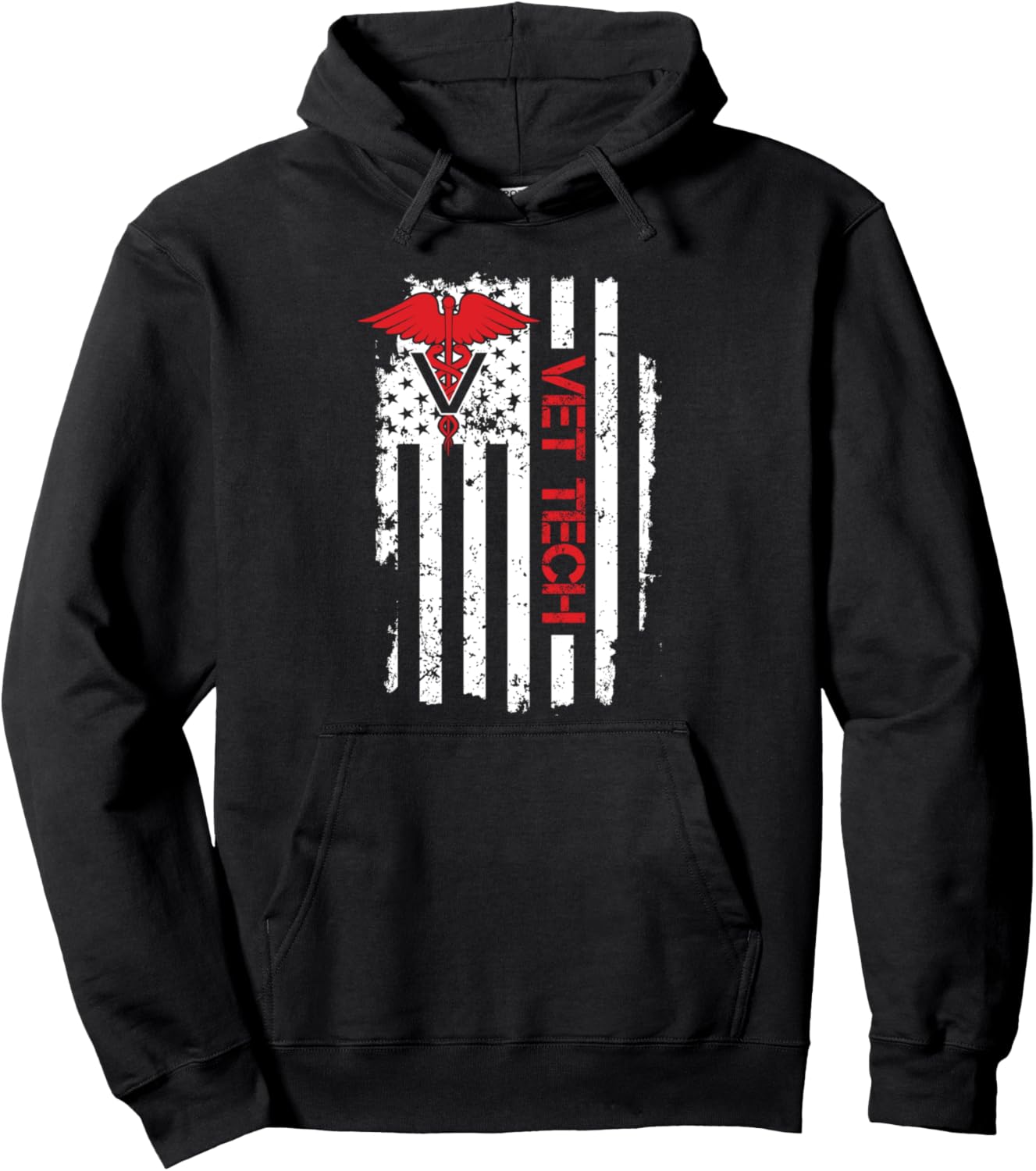 

Толстовка с изображением американского флага США, Американского института ветеринарных технологий, подарок для ветеринарного врача, черная Veterinary Medicine Animal Rescue Veterinarian Pet Medical Gifts, Черный, Толстовка с изображением американского фла