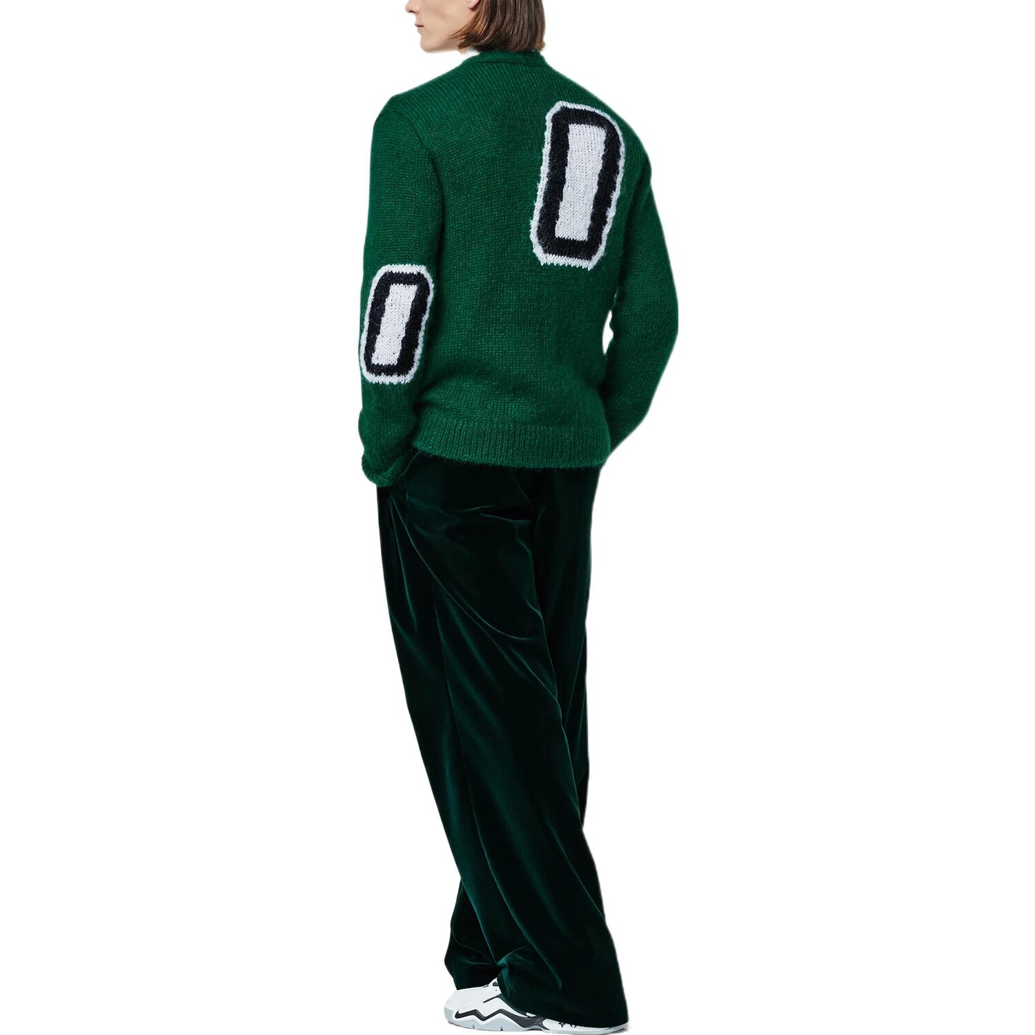 Новые квартальные продукты LV Sweater Men Green Louis Vuitton, зеленый — фото 3