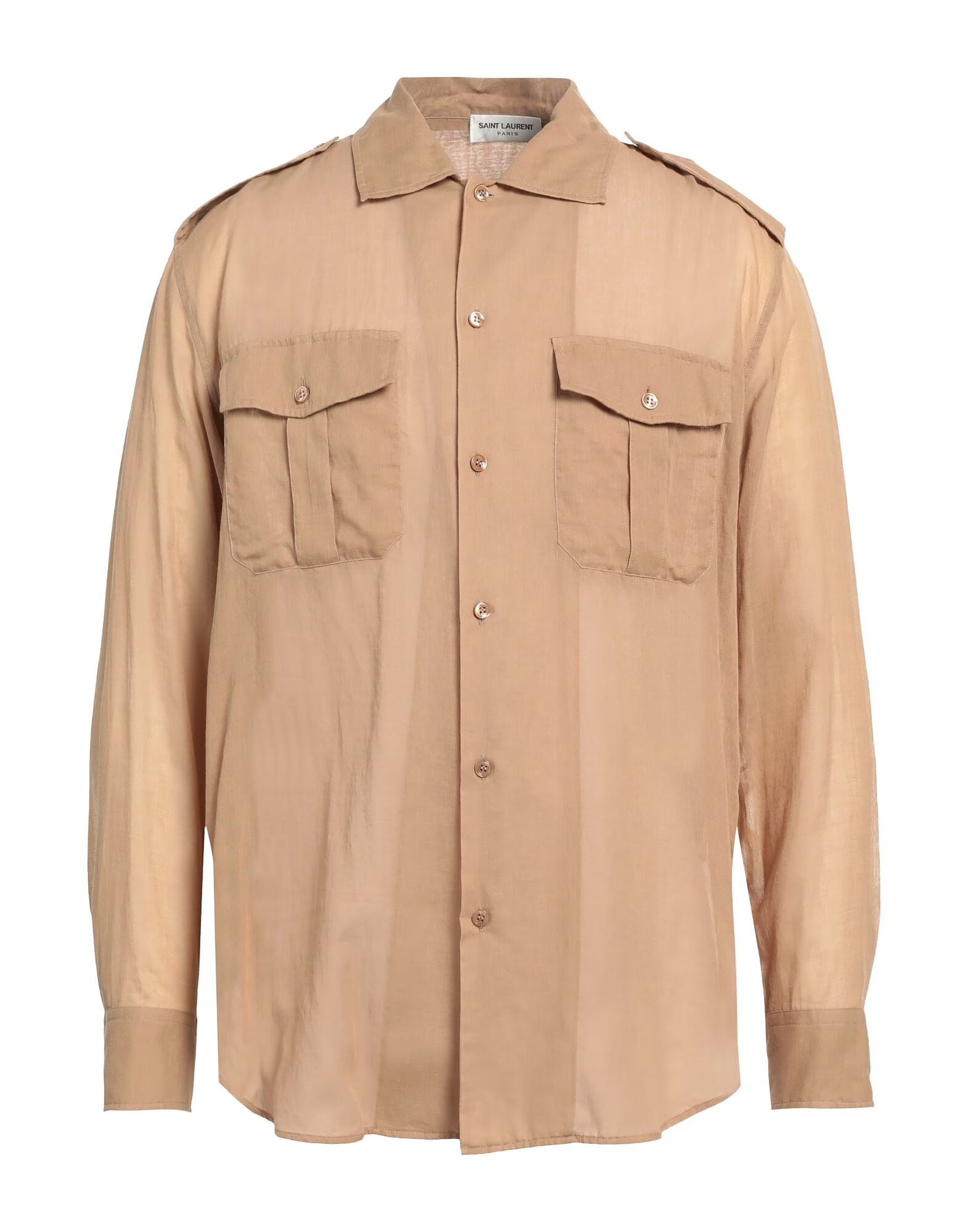

Рубашка Saint Laurent, хаки