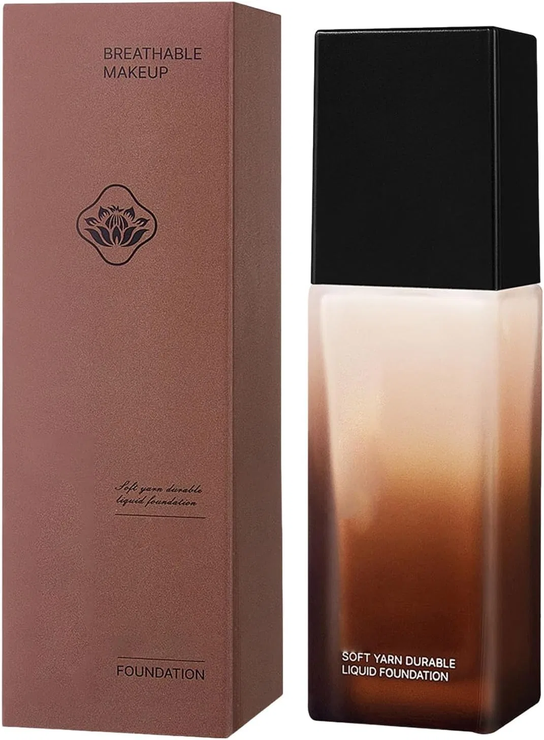 Консилер матовый Liquid Foundation Concealer No brand, кофе — фото 3