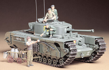 

Tamiya, Британский пехотный танк Mk.IV Churchill Mk.VII, Модельный набор, 14+