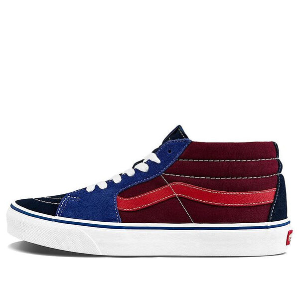 

Кроссовки Vans Sk8-mid Shoes Black/Red, черный