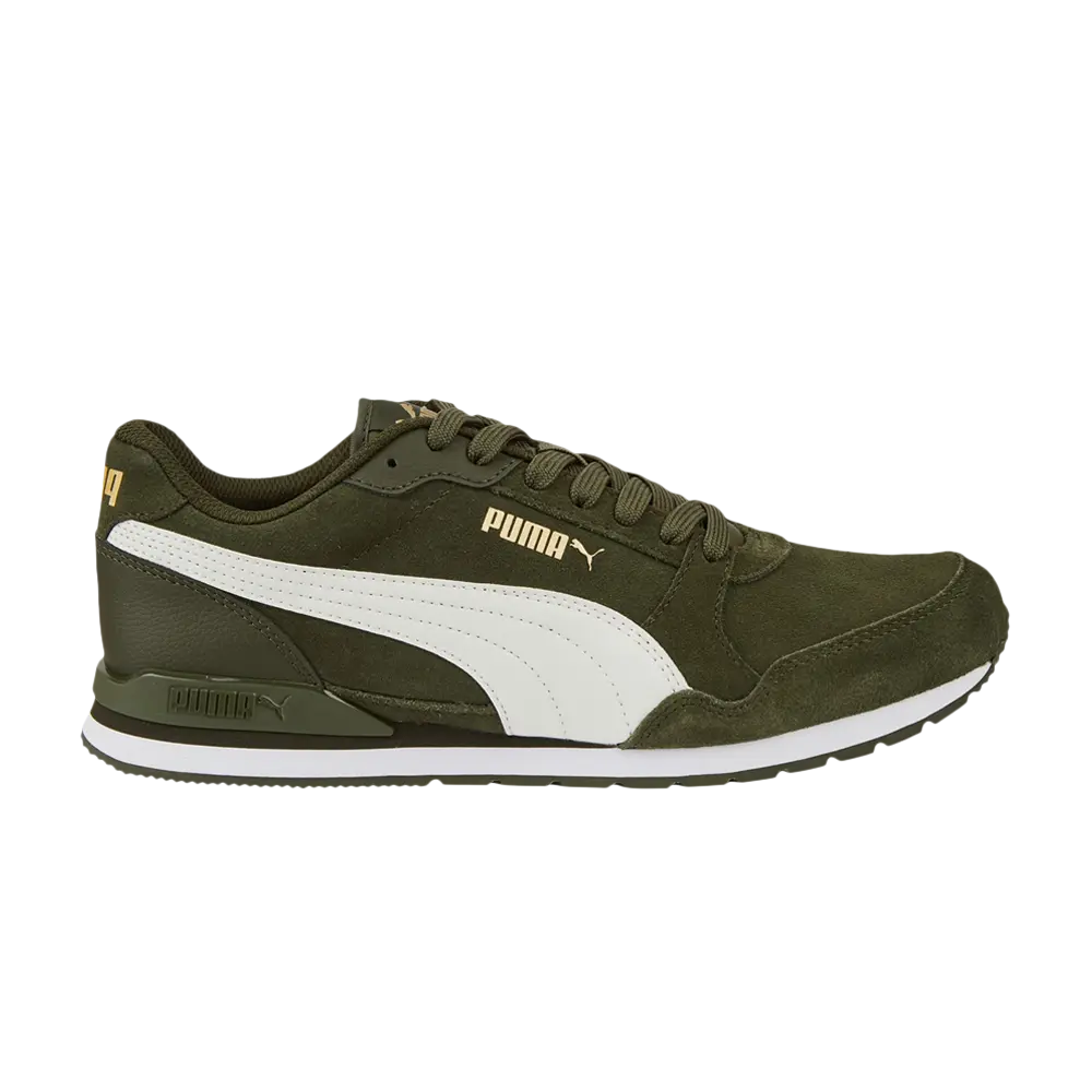

Кроссовки ST Runner v3 Suede Puma, зеленый
