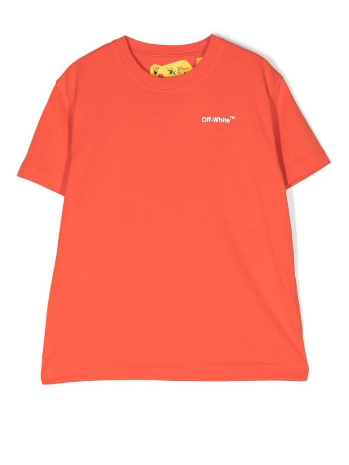 

Off-White Kids футболка с логотипом, красный